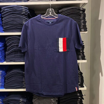 tommy jeans美国汤米男办公商务圆领t恤衫夏季男士洋气潮流时尚圆领