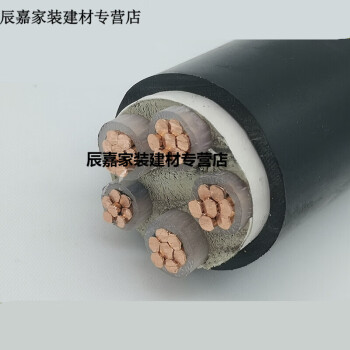 迎科电缆国标铜芯铠装电缆ZR-YJV22VV2/3/4/5芯10/16/25/35平方电 YJV 2芯10平方