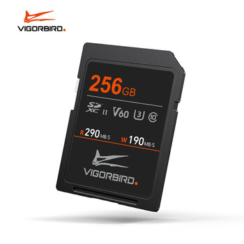 VIGORBIRD SD存储卡U3 C10 4K数码相机内存卡读速290MB/s 支持V60高速存储卡 256GB 剑龙系列 写190MB/s