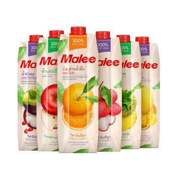 玛丽泰国malee玛丽果汁橙汁苹果芒果桃汁饮品饮料整箱进口橙子汁1l6瓶