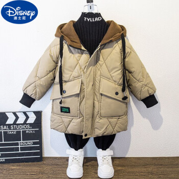 迪士尼disney品牌男童棉衣新款冬装儿童中小童短款棉服冬季外套棉袄