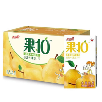 惠尔康红苹果果汁饮料整箱批儿时回忆8090后童年老式怀旧饮料果汁含量