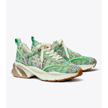 汤丽柏琦(tory burch)女士简约时尚休闲鞋good luck trainer简约粗花