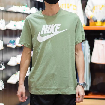 nike耐克男子针织短袖2024夏季新款运动宽松发圆领舒适上衣半袖t恤衫