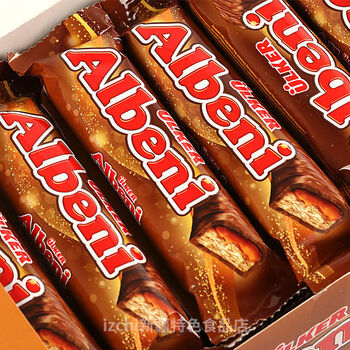 食芳溢土耳其品牌食品优客牌ulker阿乐巴尼albeni 40g 夹心巧克力 iz