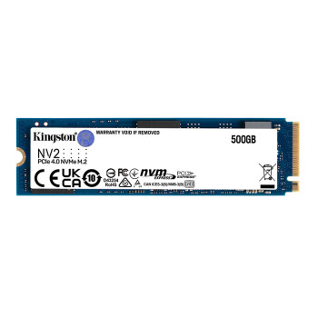 金士顿(Kingston) 500GB SSD固态硬盘 M.2接口(NVMe协议 PCIe 4.0×4)兼容PCIe3.0 适用笔记本台式机 NV2系列