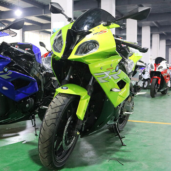 荧光黄 维森克450双缸水冷带行车记录仪