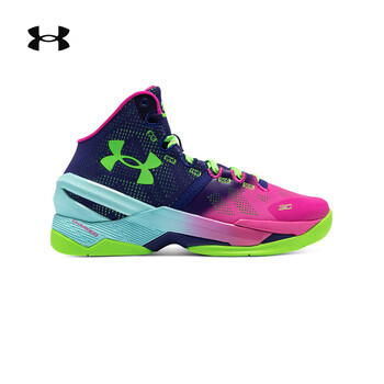 安德玛underarmour库里curry2男子减震耐磨场地运动高帮篮球鞋