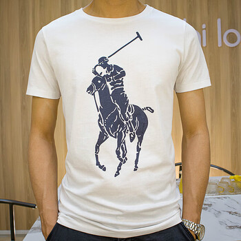 laurenralphlauren拉夫劳伦保罗短袖t恤男2024夏季新款骑士马标印花