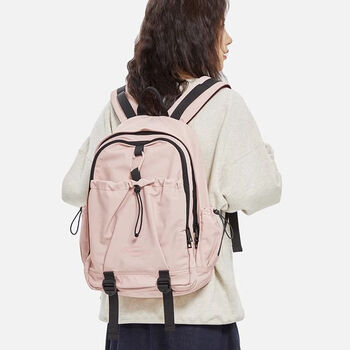 铭汇通madebag闪潮小众书包女大学生初中高中生大容量背包双肩粉色