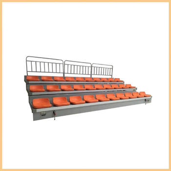 山头林村体育馆伸缩看台座椅体育馆观众席伸缩看台阶梯座椅篮球低靠背