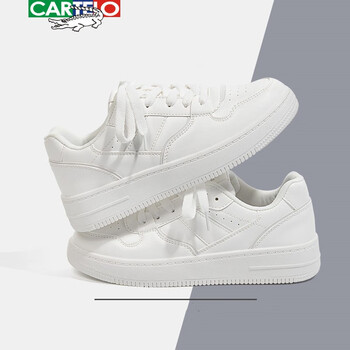 卡帝乐鳄鱼小白鞋女秋冬2024新款配裙子鞋子女小众设计百搭板鞋女鞋