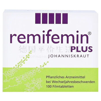 德国原装remifemin莉芙敏女性更年期综合症缓释片200粒加强版加强版