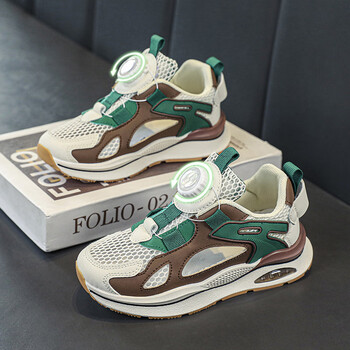 绿倮儿童凉鞋运动鞋夏季新款男童鞋子轻便软底中大童透气小学生框子鞋