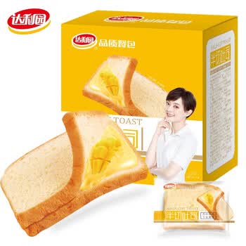 达利园奶醇吐司面包675g全麦吐司半切土司早餐食品点心糕点下午茶常备