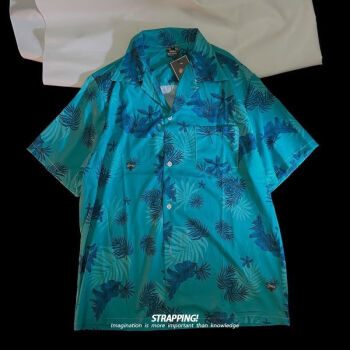 鲁伊森罪恶都市汤米衬衫同款衬衣胖子夏季短袖西海岸夏威夷外套沙滩