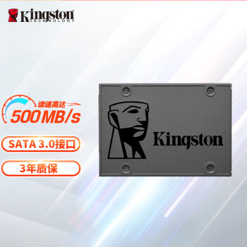 ʿ(Kingston) 120GB SSD̬Ӳ SATA3.0ӿ A400ϵ ٸߴ500MB/s