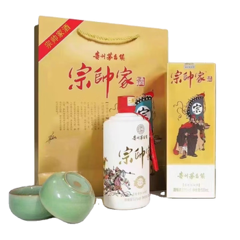 娃哈哈宗帅家酱香白酒纪念酒53度500ml6瓶整箱哇哈哈白酒饮料一瓶礼盒