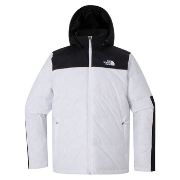 北面thenorthface连帽中长款羽绒服男子2023冬季新款户外运动服训练