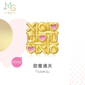 周生生【淘汰】甜蜜通关黄金转运珠 足金Charme浪漫奇缘串珠 94649C定价