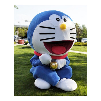玩偶服装哆啦a梦cos卡通人偶服装叮当猫卡通服装机器猫行走成人玩偶服