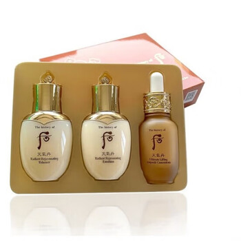 history of whoo) 韩国进口抗皱套盒 天气丹小样3件套58ml水乳精华