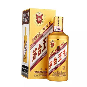 酒 53度酱香型白酒500ml*1/6瓶 茅台金王子500ml*6整箱装【图片 价格