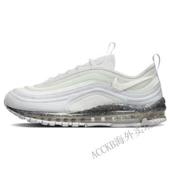 耐克nikeairmax97terrascapetriplewhite复古织物减震防滑耐磨39