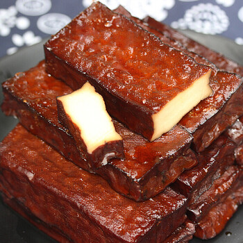 湖南邵阳武冈特产 卤豆腐干香干10片装 手工豆干原味卤菜250g 卤味