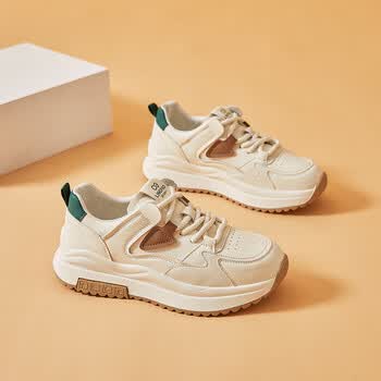 布鲁斯麦昆brucemcquin老爹鞋女2024春季新款女鞋百搭鞋子女款运动