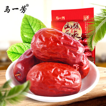隽辰堂马一芳山西骏枣红枣大枣子500g2袋可枣夹核桃仁休闲零食特产骏