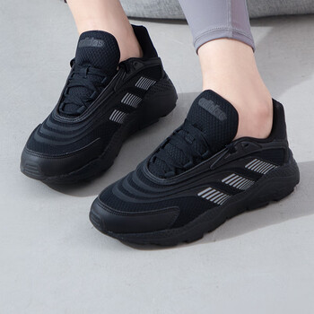阿迪达斯(adidas)网面透气跑步鞋女鞋 新款运动鞋舒适缓震防滑轻便