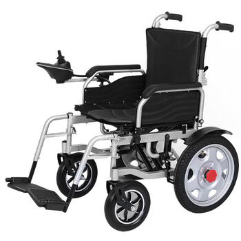 凤凰 凤凰电动轮椅车智能遥控全自动老人残疾人四轮折叠代步车 高靠背