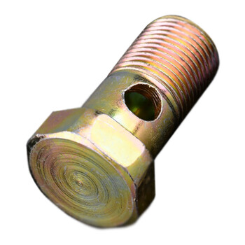 直销液压空心螺丝机油柴油过油螺栓m6 8 10 12 14 18回油管铰接(10个