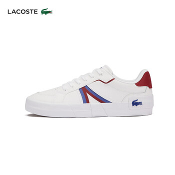 鳄鱼男鞋l004系列休闲鞋板鞋47cma00045t9白色红色蓝色10445