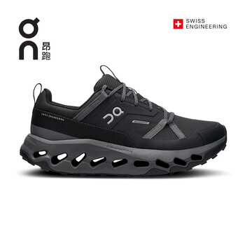 昂跑oncloudhorizwaterproof春夏男款防水缓震徒步鞋blackeclipse黑色
