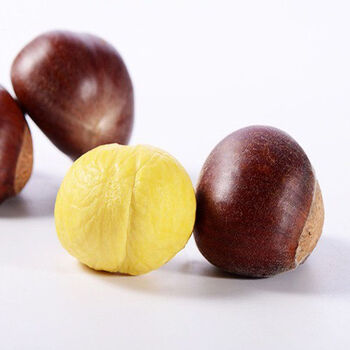 小油栗野生小板栗新鲜栗子毛栗子批发野生饱满栗子 5斤(小油栗)