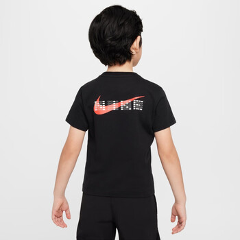 耐克nike男童幼童印花t恤夏季满分tee纯棉运动舒适010黑ss