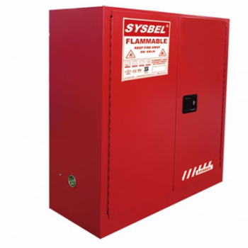 SYSBEL西斯贝尔30加仑黄色易燃液体防火安全柜WA810300化学品FM CE认证防爆柜验厂用 WA810300R