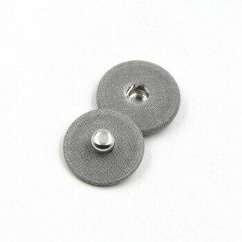 彩色包布金属按扣暗扣扣子隐形大衣纽扣女子母扣衣服毛衣钮扣 灰色