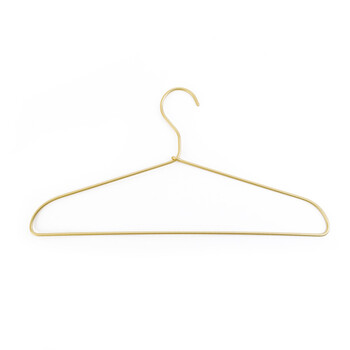 天纵防滑衣架铝合金衣服架简约金属无痕晾晒衣架挂撑子卧室家用 金色