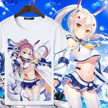 鑫牧狼碧蓝航线衣服绫波萌娘周边动漫t恤二次元短袖男女夏季学生上衣