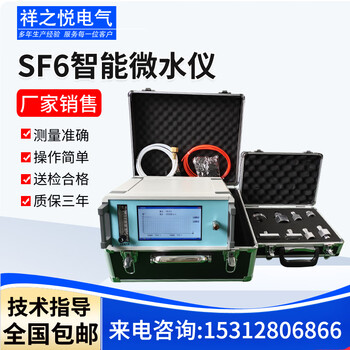 SF6微水测试仪 智能气体高精度精密露点测量仪微水分析仪厂家 全套
