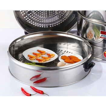 52cm不锈钢电蒸桶蒸笼商用电蒸锅大容量蒸包炉蒸包子机电蒸笼 52cm蒸