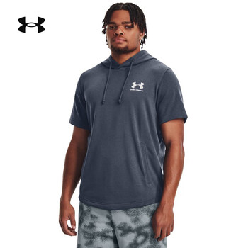 安德玛ua短袖男子跑步健身训练运动半袖连帽t恤1377184044m168172cm