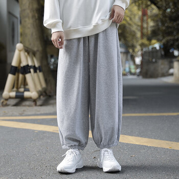 宽松牛仔裤男阔腿裤 男士裤子秋季休闲裤宽松大码阔腿裤男休闲直筒