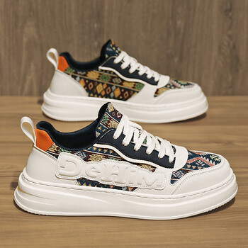 他她千金男鞋秋款青少年学生软底运动休闲板鞋设计小众百搭小白潮鞋