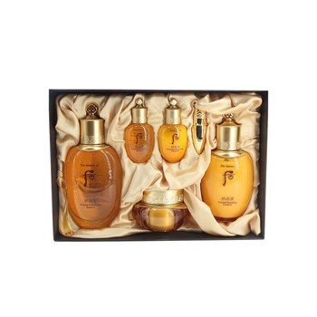 后天气丹官方旗舰店自营京东花献紧致抗皱美嫩白水乳霜7件套保湿拱辰