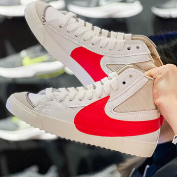 nike耐克板鞋男鞋2024春季blazermid77开拓者运动鞋高帮轻便休闲鞋dd