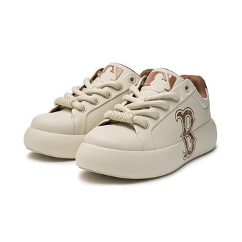 美职棒(mlb)男女情侣复古老花板鞋厚底增高面包运动鞋24夏季新款sxcbh